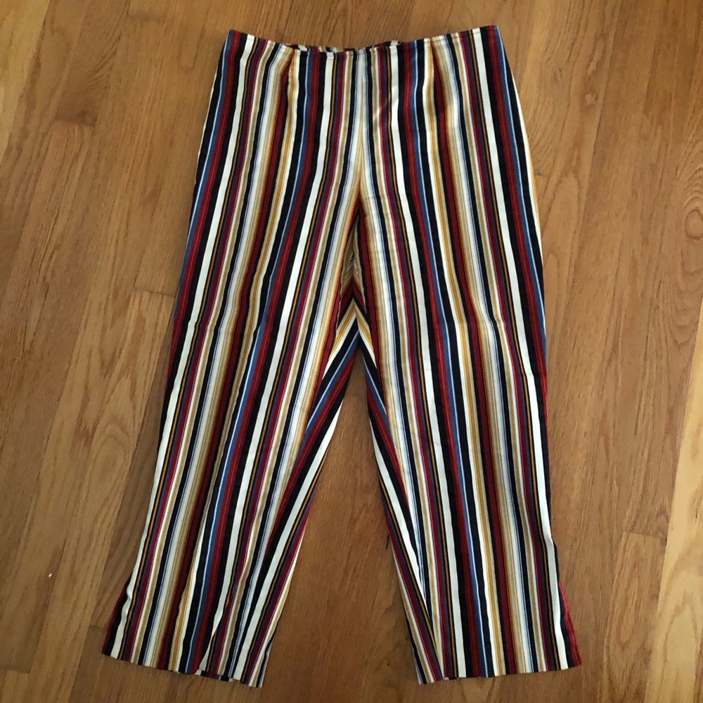 Willi Smith cropped striped pant. Size 8